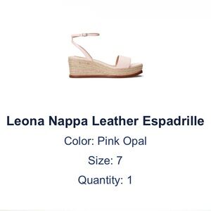 Leona Nappa Leather Espadrille